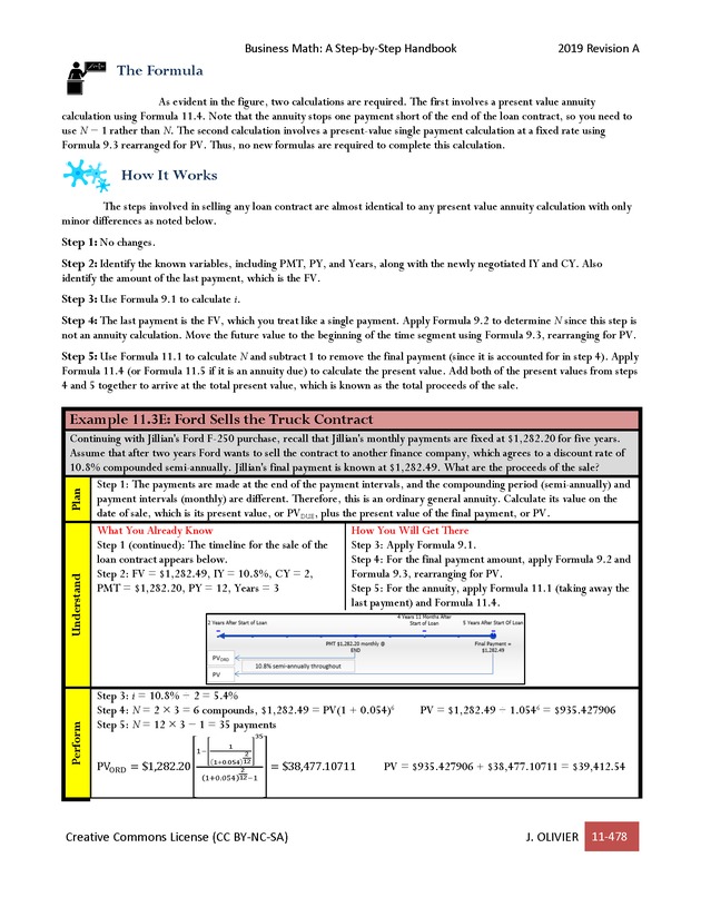 BUSINESS MATH: A Step-By-Step Handbook - Page 478