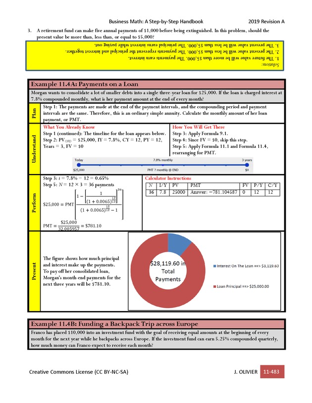 BUSINESS MATH: A Step-By-Step Handbook - Page 483