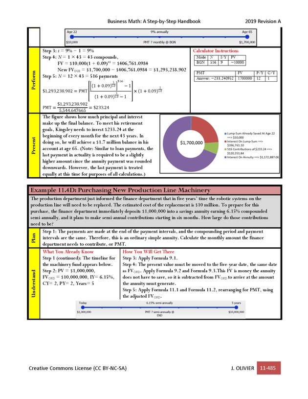 BUSINESS MATH: A Step-By-Step Handbook - Page 485