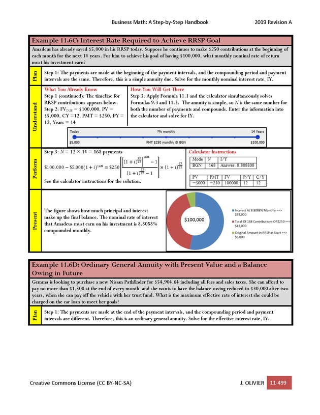 BUSINESS MATH: A Step-By-Step Handbook - Page 499
