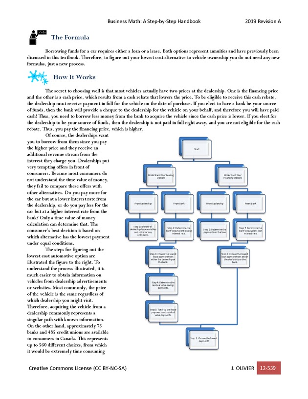 BUSINESS MATH: A Step-By-Step Handbook - Page 539