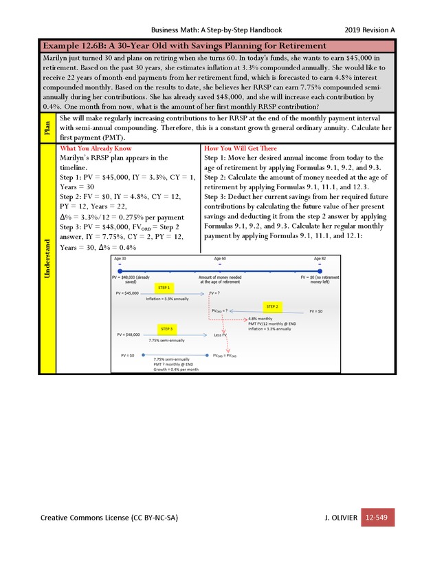 BUSINESS MATH: A Step-By-Step Handbook - Page 549