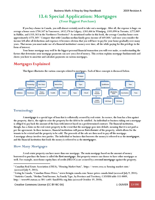 BUSINESS MATH: A Step-By-Step Handbook - Page 590