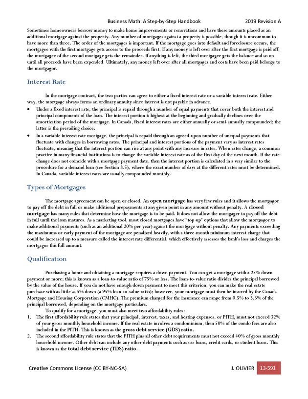 BUSINESS MATH: A Step-By-Step Handbook - Page 591