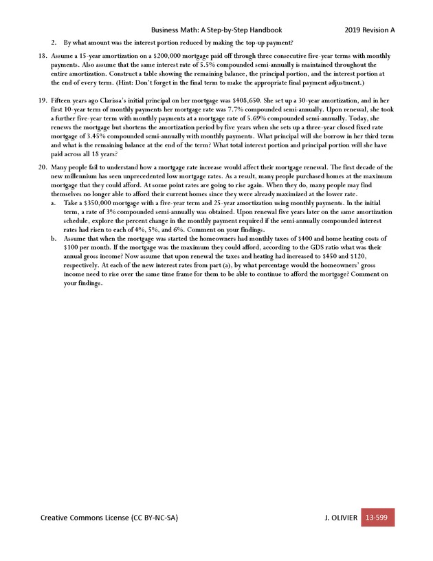 BUSINESS MATH: A Step-By-Step Handbook - Page 599