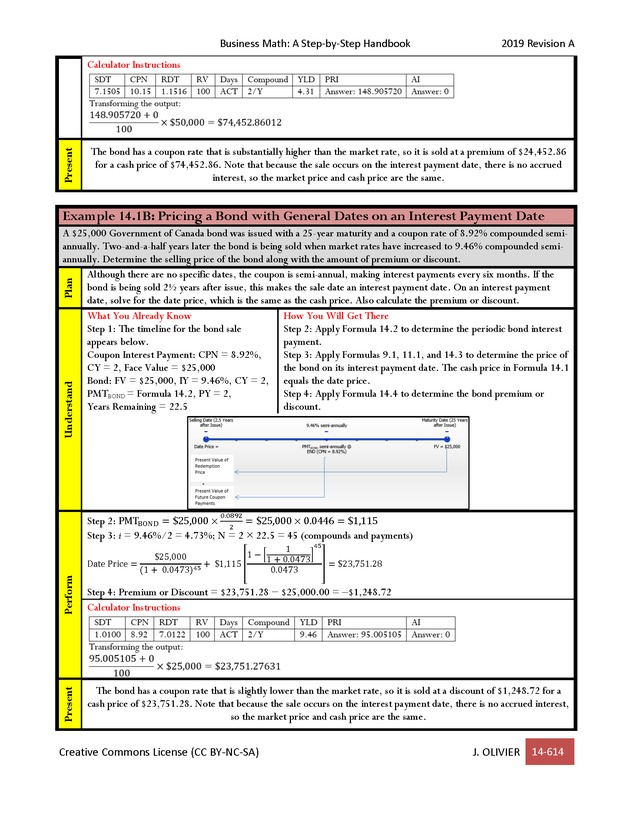 BUSINESS MATH: A Step-By-Step Handbook - Page 614