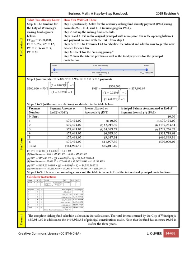 BUSINESS MATH: A Step-By-Step Handbook - Page 632