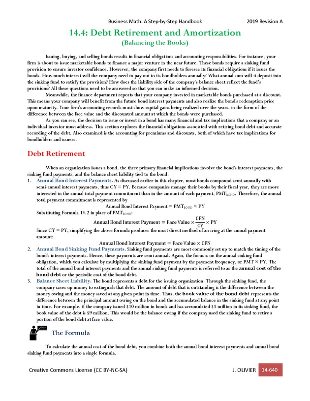 BUSINESS MATH: A Step-By-Step Handbook - Page 640