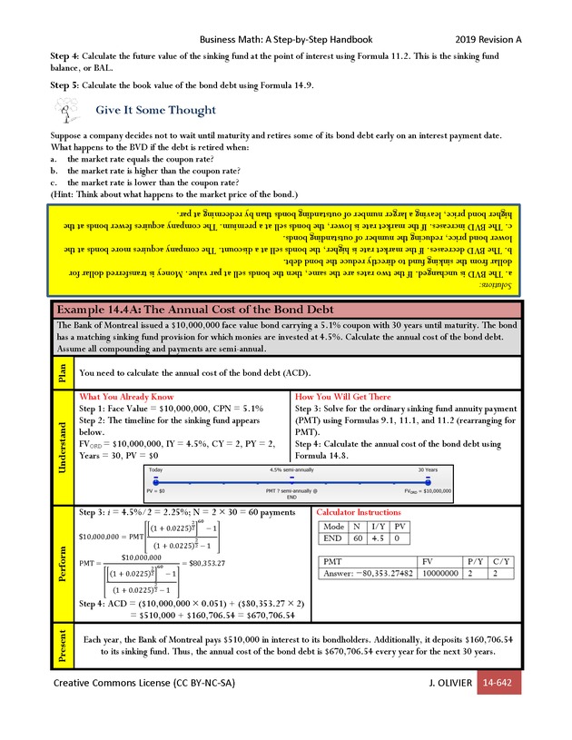 BUSINESS MATH: A Step-By-Step Handbook - Page 642