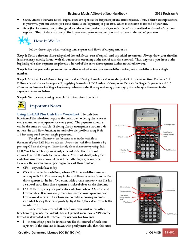 BUSINESS MATH: A Step-By-Step Handbook - Page 662