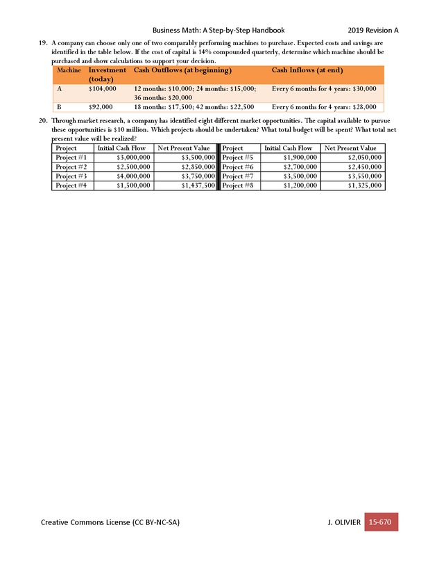 BUSINESS MATH: A Step-By-Step Handbook - Page 670