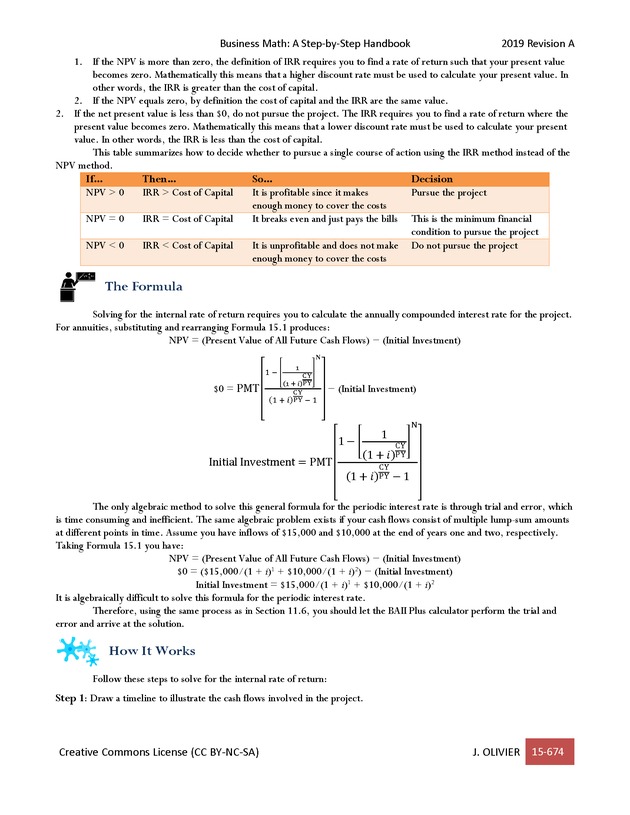 BUSINESS MATH: A Step-By-Step Handbook - Page 674