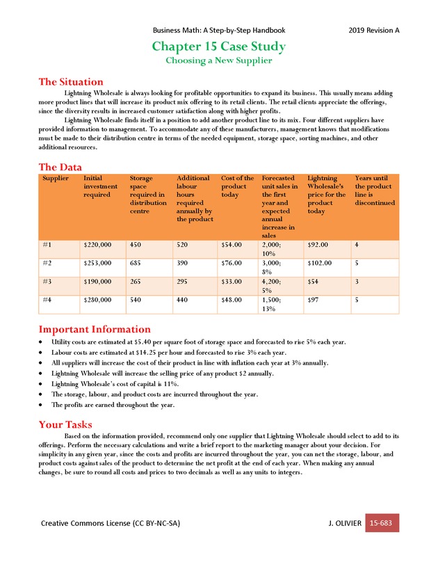 BUSINESS MATH: A Step-By-Step Handbook - Page 683
