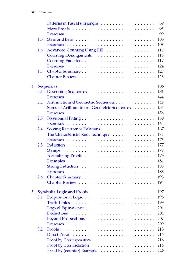 Discrete Mathematics: An Open Introduction - Contents 2