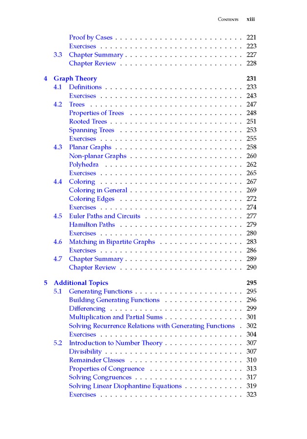 Discrete Mathematics: An Open Introduction - Contents 3