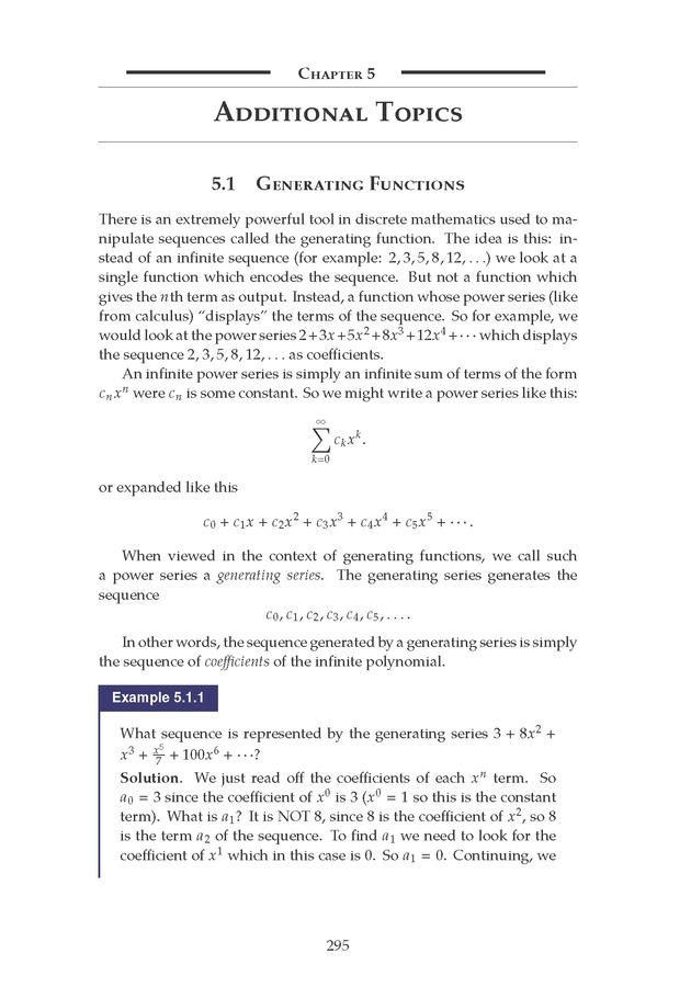 Discrete Mathematics: An Open Introduction - Page 295