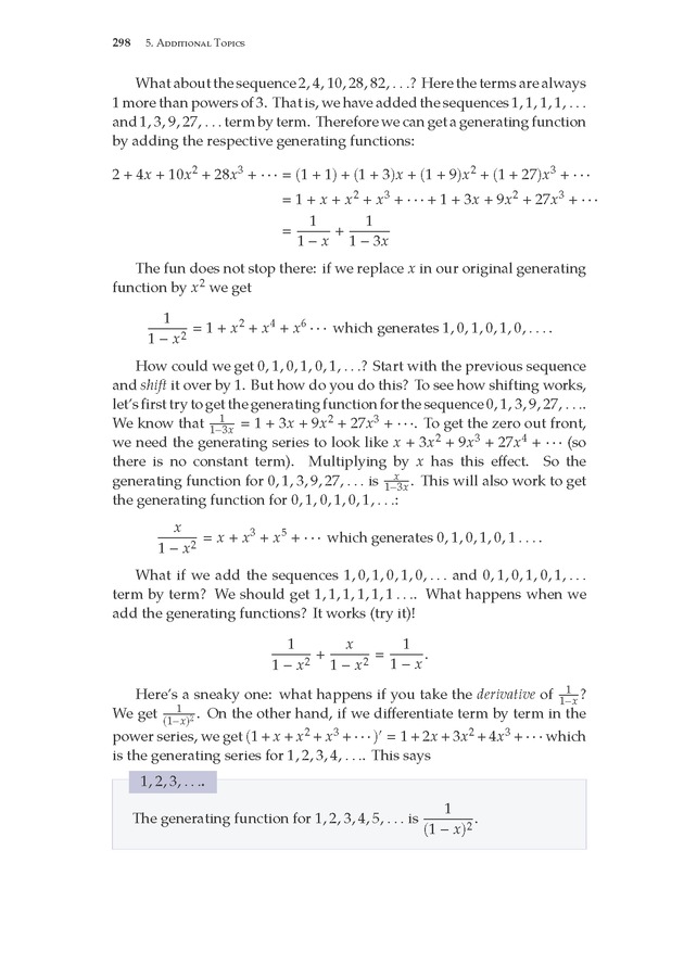 Discrete Mathematics: An Open Introduction - Page 298