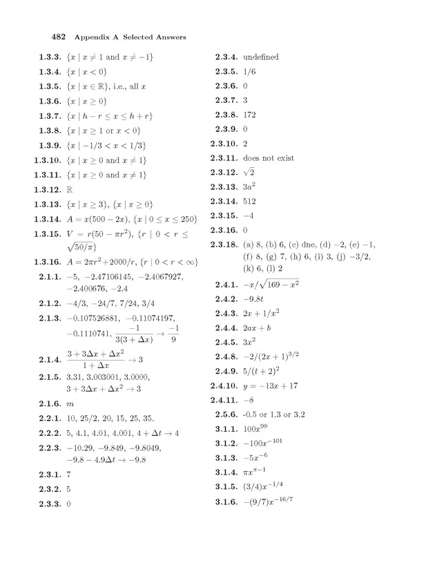 Calculus: early transcendentals - Page 482