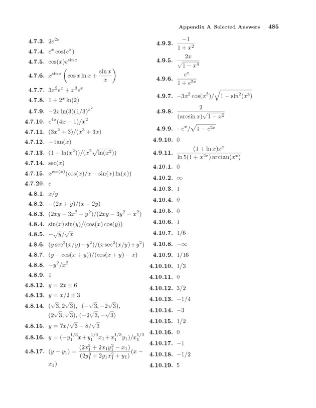 Calculus: early transcendentals - Page 485