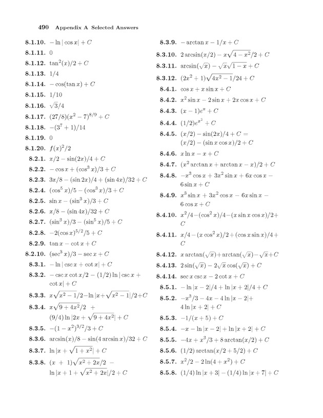 Calculus: early transcendentals - Page 490