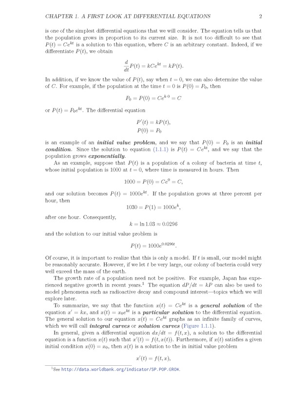 The Ordinary Differential Equations Project - Page 2