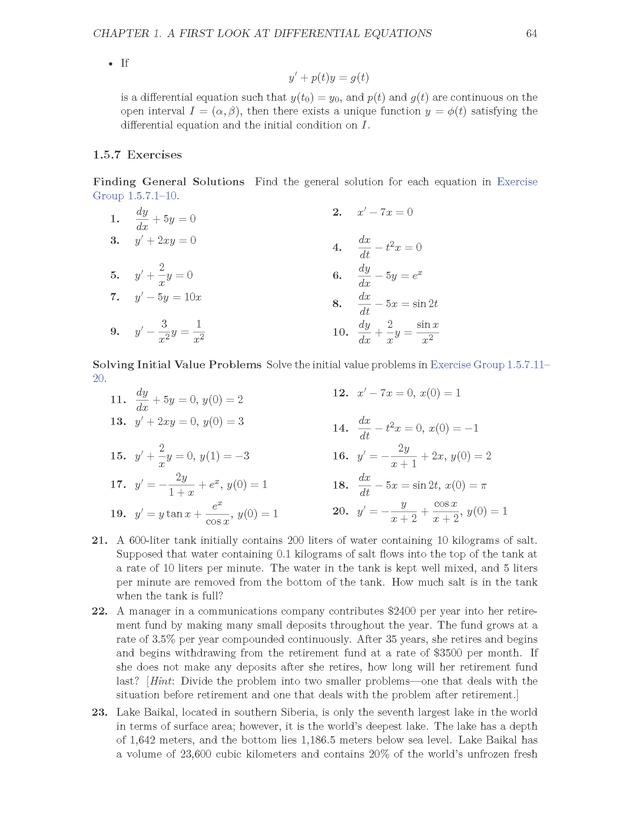 The Ordinary Differential Equations Project - Page 64