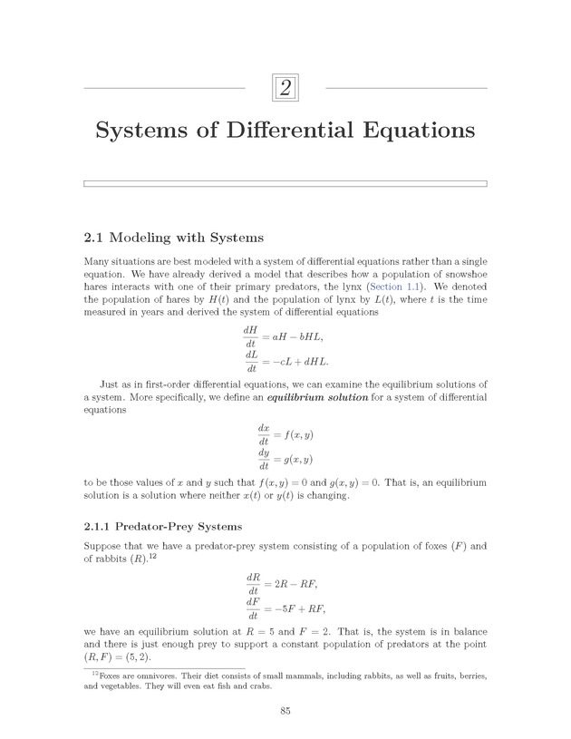 The Ordinary Differential Equations Project - Page 85