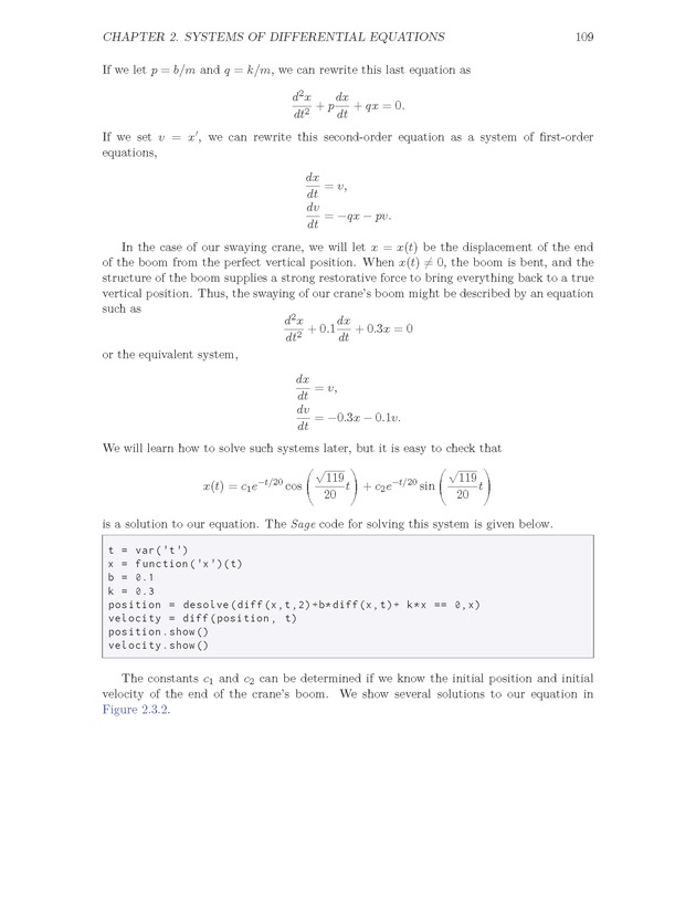 The Ordinary Differential Equations Project - Page 109