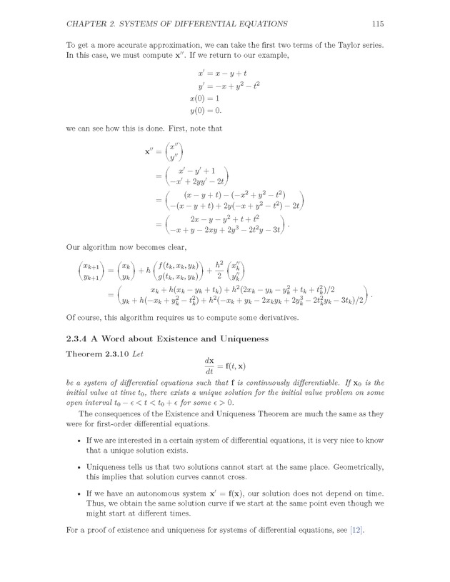 The Ordinary Differential Equations Project - Page 115
