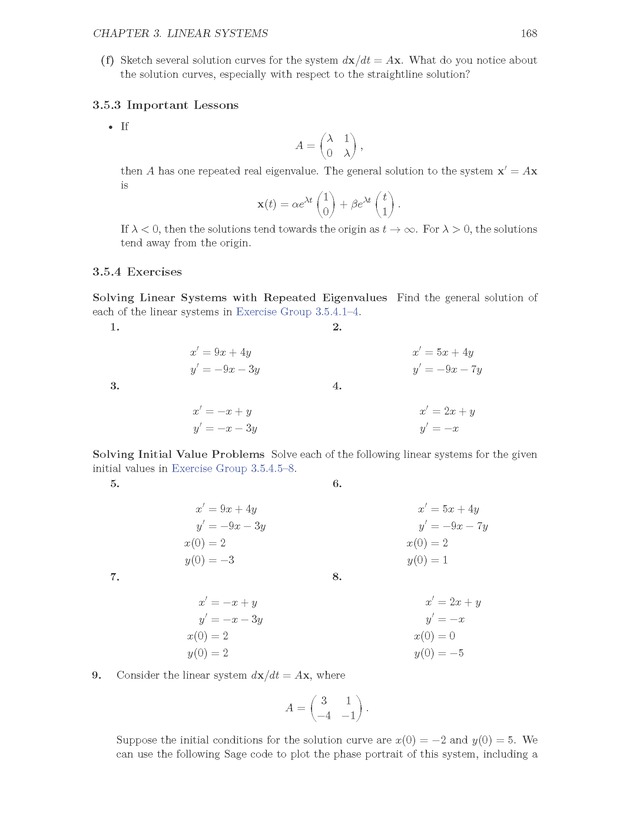 The Ordinary Differential Equations Project - Page 168