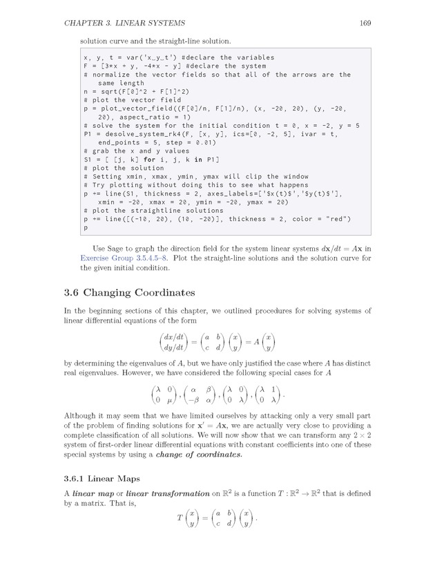 The Ordinary Differential Equations Project - Page 169