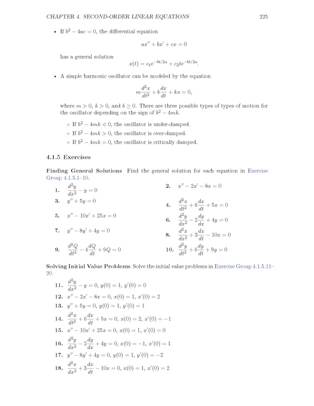 The Ordinary Differential Equations Project - Page 225