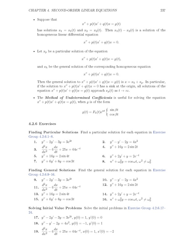The Ordinary Differential Equations Project - Page 237