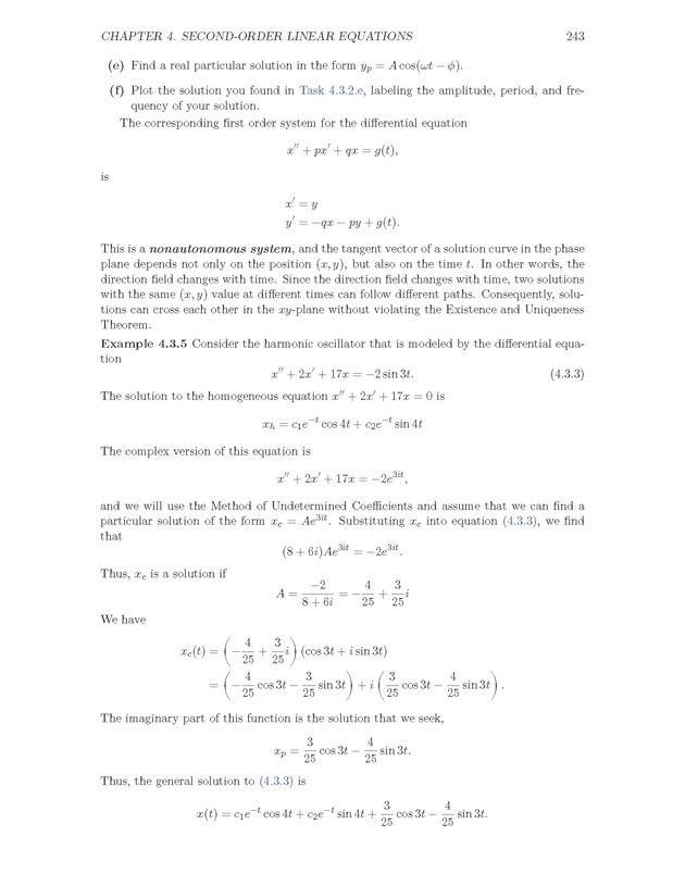 The Ordinary Differential Equations Project - Page 243