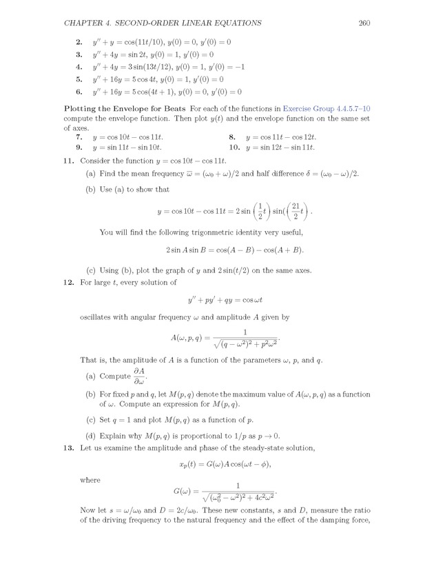 The Ordinary Differential Equations Project - Page 260