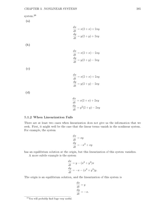 The Ordinary Differential Equations Project - Page 285