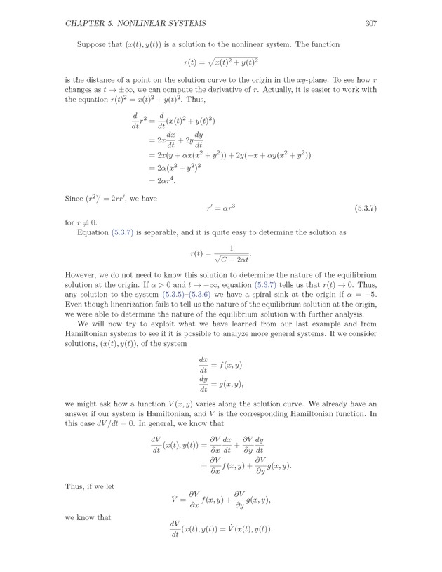 The Ordinary Differential Equations Project - Page 307