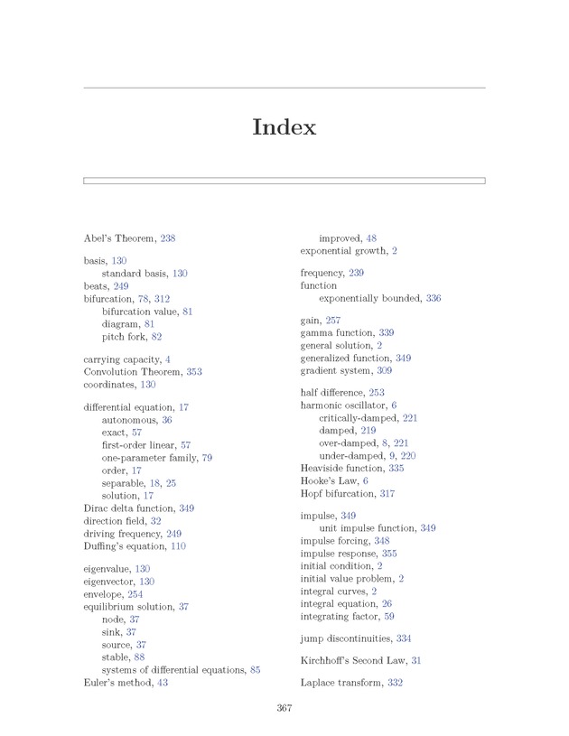 The Ordinary Differential Equations Project - Page 367