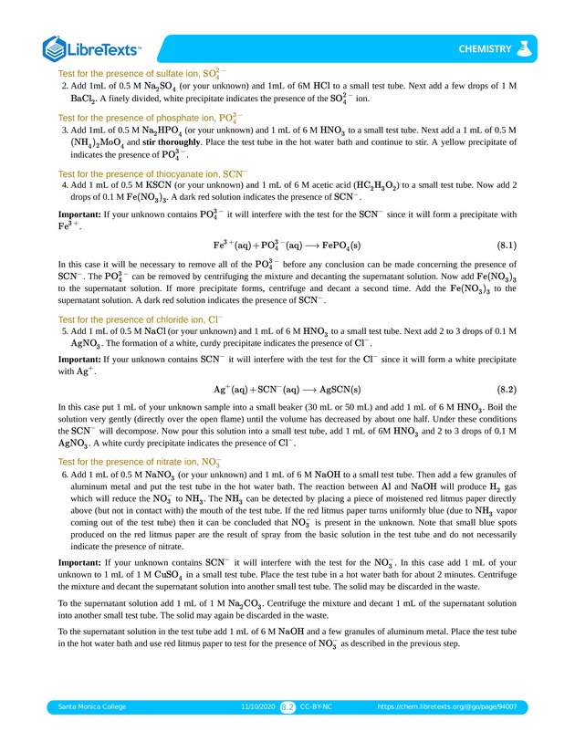 Online Chemistry Lab Manual - Page 263