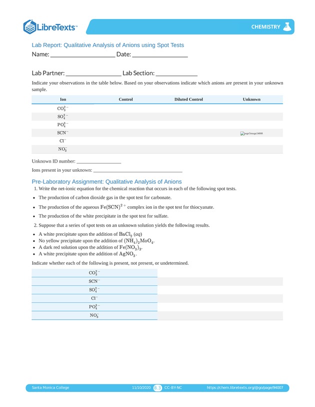 Online Chemistry Lab Manual - Page 264