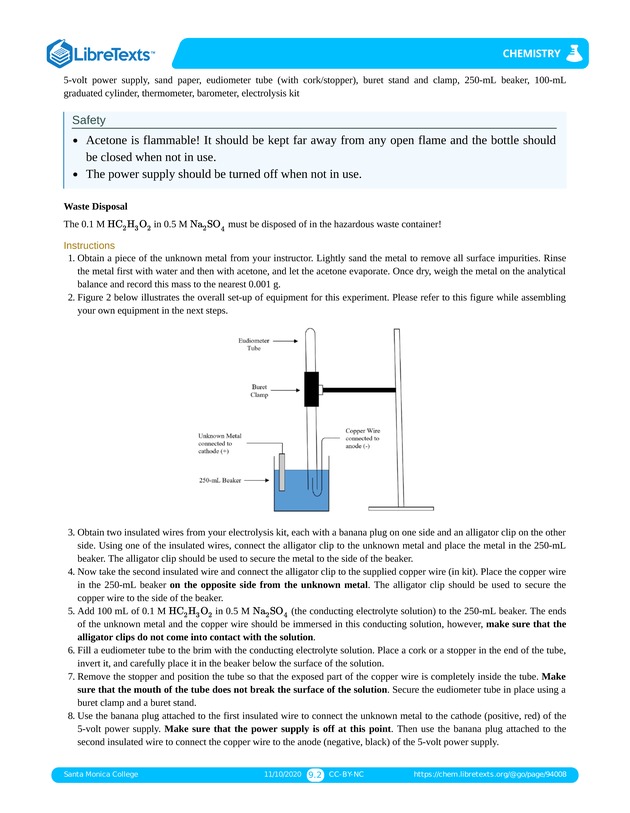 Online Chemistry Lab Manual - Page 266