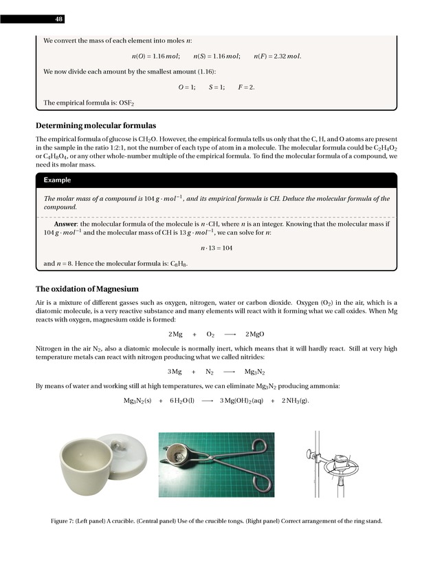 Experiments in College Chemistry I - Empirical Formula of an Oxide 2