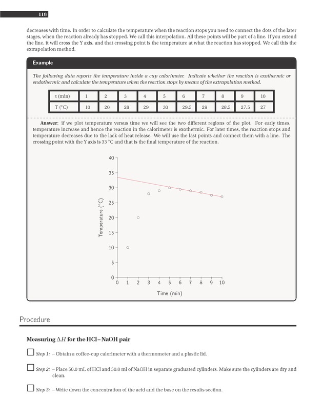 Experiments in College Chemistry I - Heat of nuetralization 4