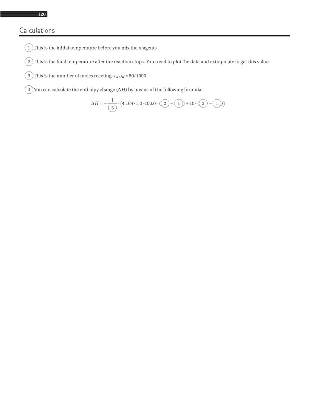Experiments in College Chemistry I - Heat of nuetralization 6
