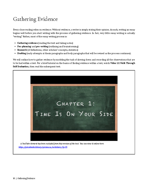 Write Here, Right Now: An Interactive Introduction to Academic Writing and Research - Page 16