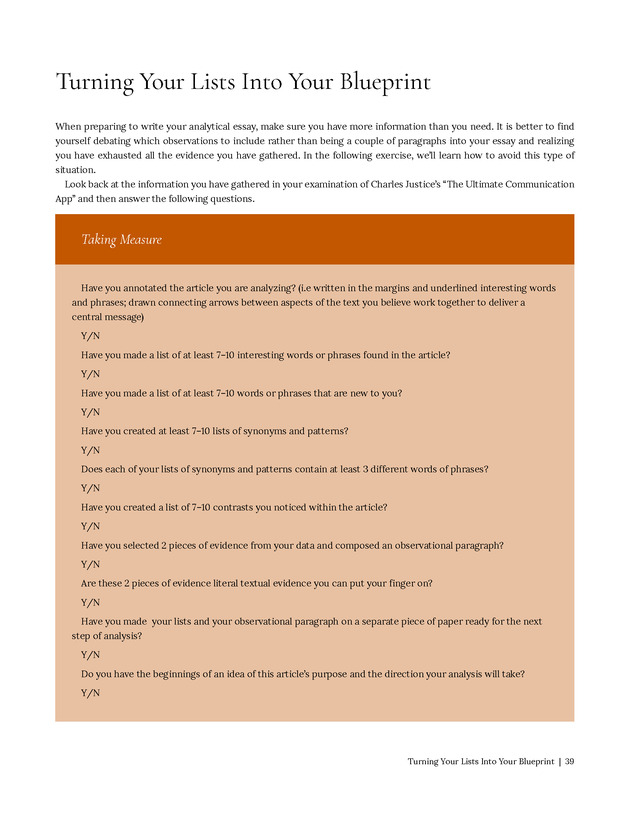 Write Here, Right Now: An Interactive Introduction to Academic Writing and Research - Page 39