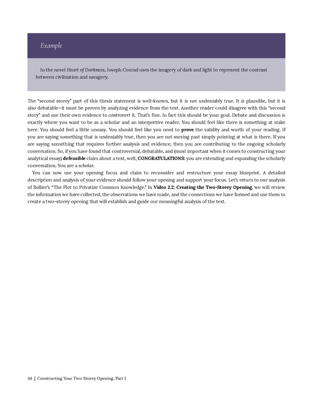 Write Here, Right Now: An Interactive Introduction to Academic Writing and Research - Page 44