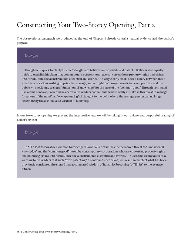 Write Here, Right Now: An Interactive Introduction to Academic Writing and Research - Page 46