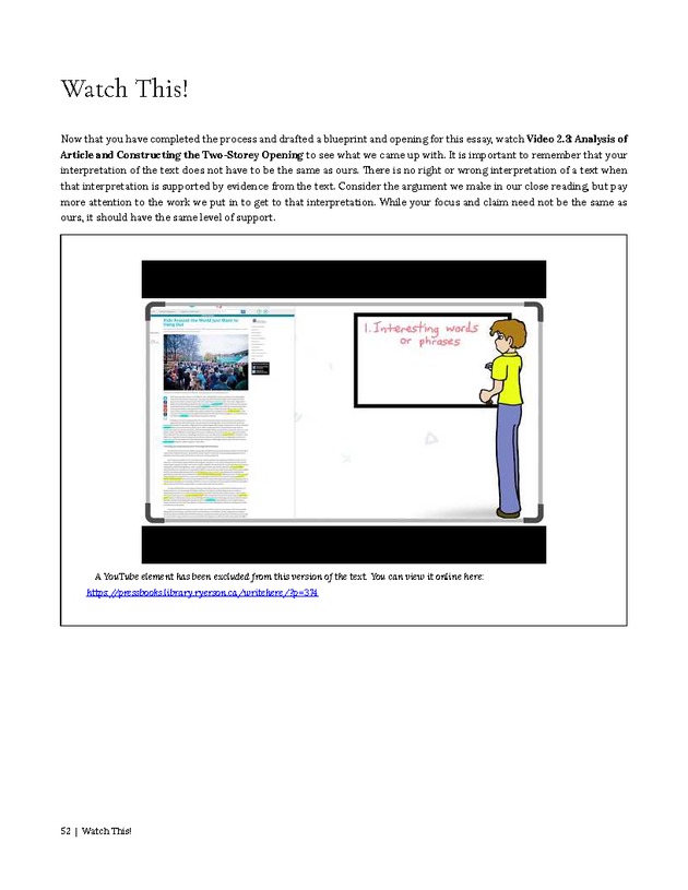 Write Here, Right Now: An Interactive Introduction to Academic Writing and Research - Page 52