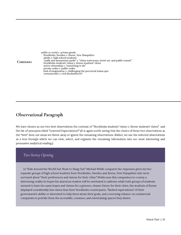 Write Here, Right Now: An Interactive Introduction to Academic Writing and Research - Page 55